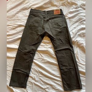 Mens Levi’s Washed Black Jeans Size W33 L30